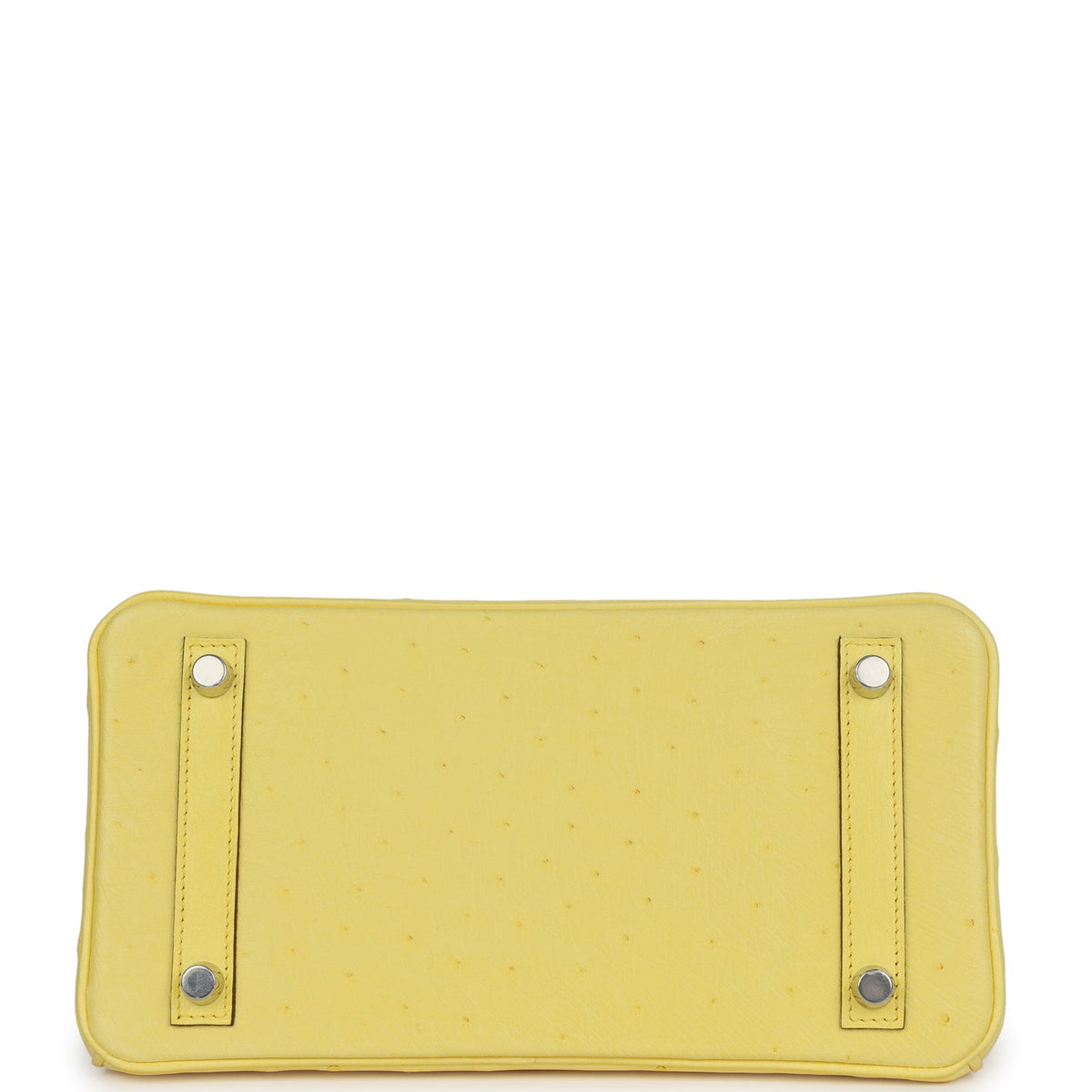 Hermès Birkin 25 Jaune Citron Ostrich Palladium Hardware
