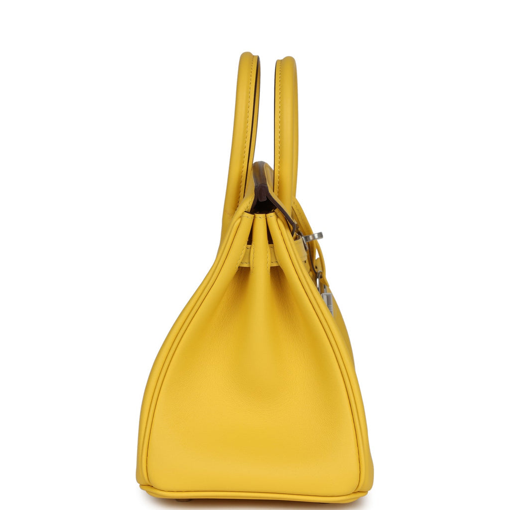 Hermès Birkin 25 Jaune de Naples Swift Palladium Hardware