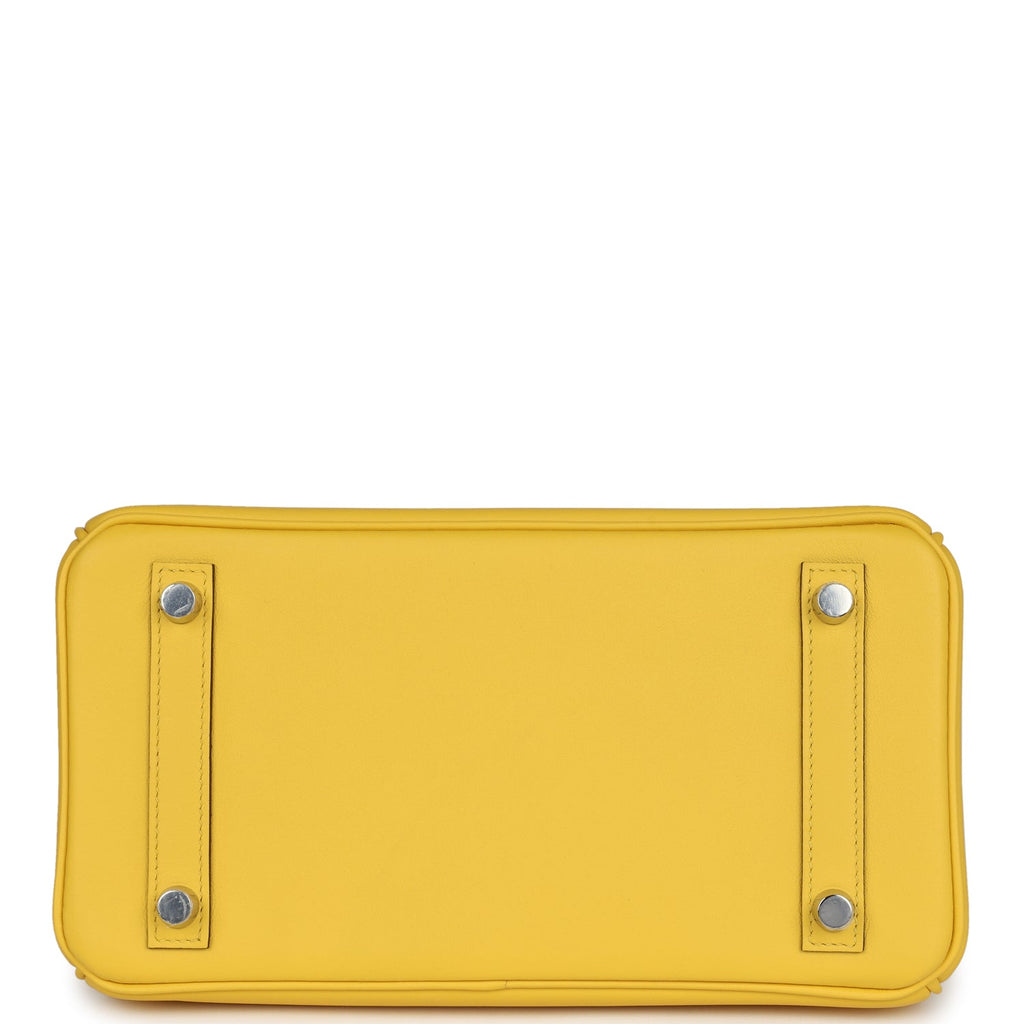 Hermès Birkin 25 Jaune de Naples Swift Palladium Hardware