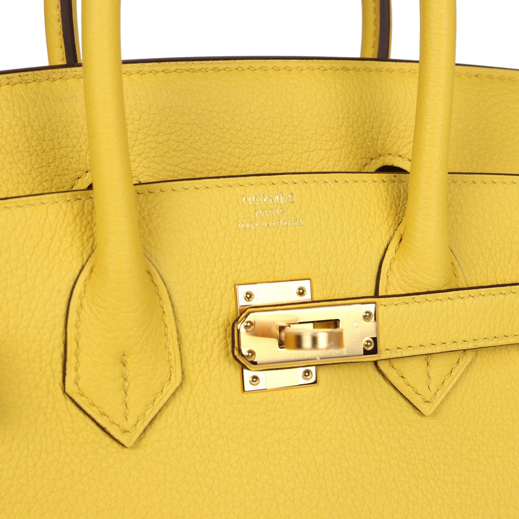 Hermès Birkin 25 Jaune de Naples Togo Gold Hardware