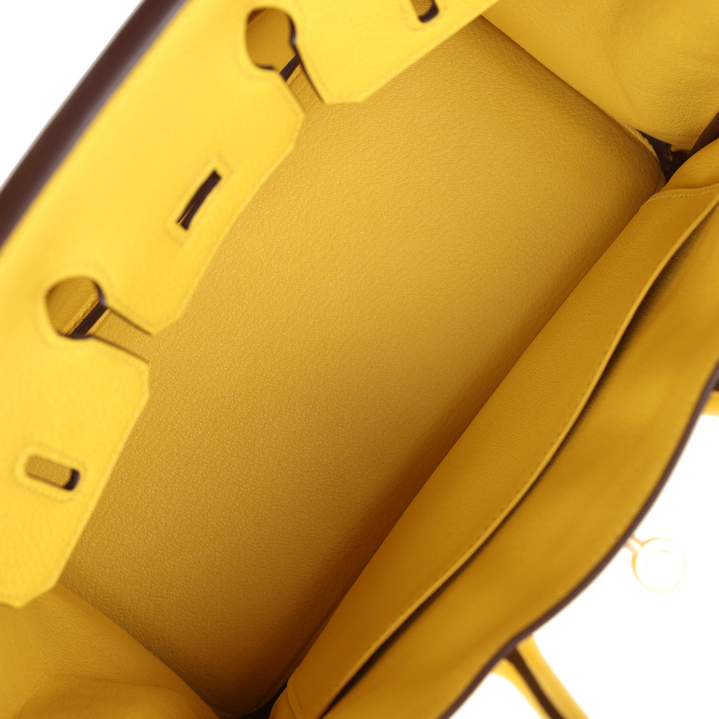 Hermès Birkin 25 Jaune de Naples Togo Gold Hardware