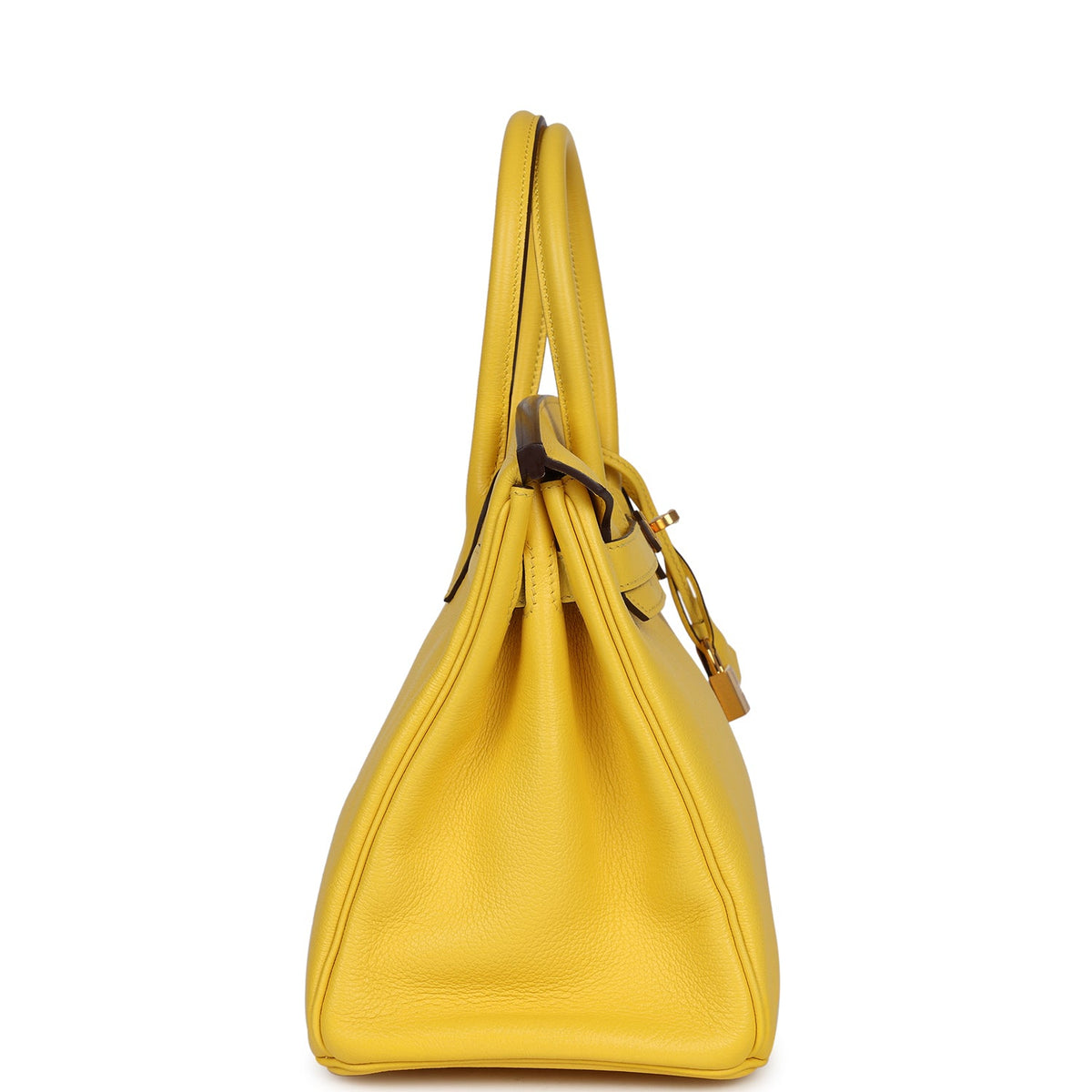 Hermès Birkin 30 Jaune de Naples Novillo Gold Hardware