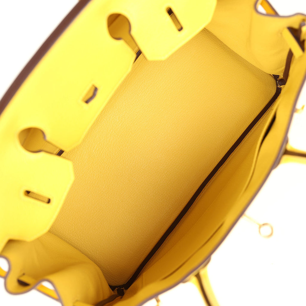 Hermès Birkin 30 Jaune de Naples Novillo Gold Hardware