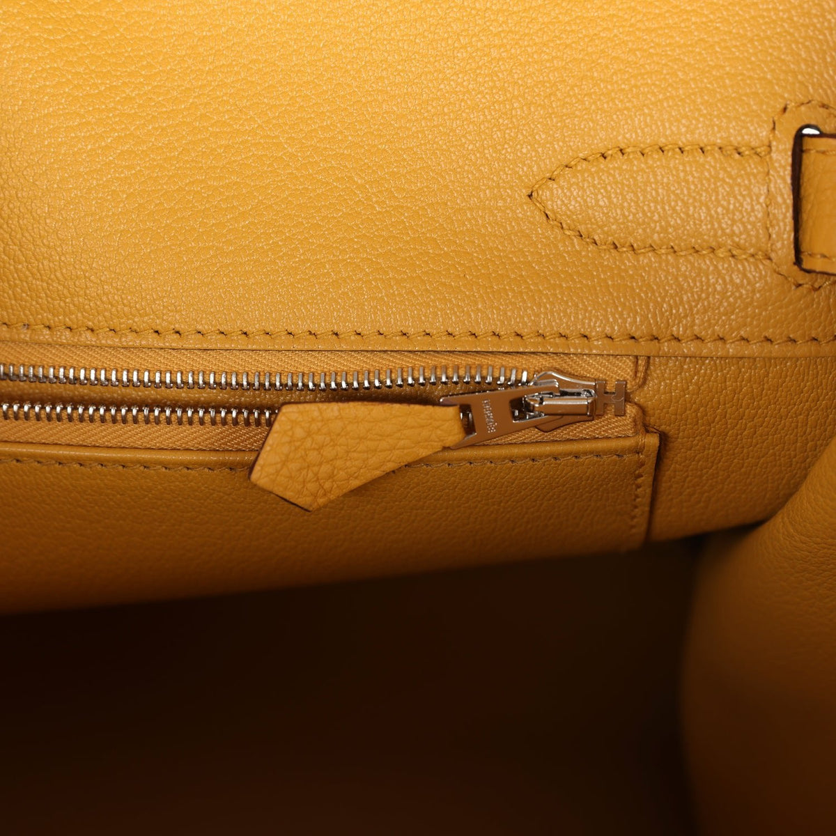 Hermès Birkin 30 Jaune Ambre Togo Palladium Hardware