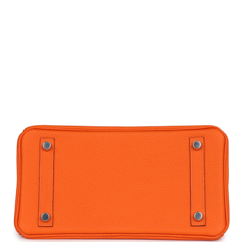 Hermès Birkin 25 Orange Minium Togo Palladium Hardware