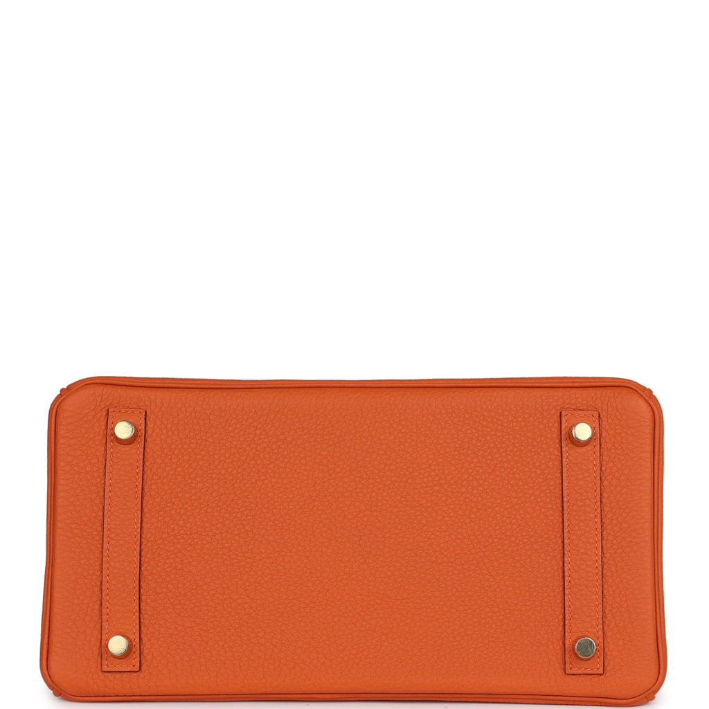 Hermès Birkin 30 Orange Togo Gold Hardware
