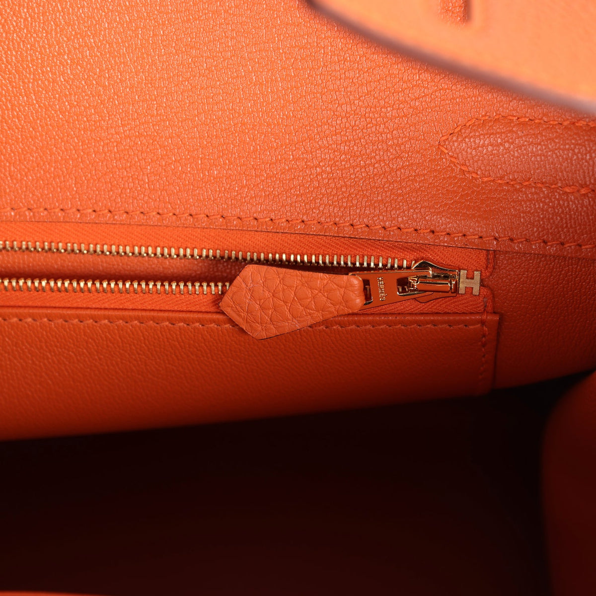 Hermès Birkin 30 Orange Togo Gold Hardware