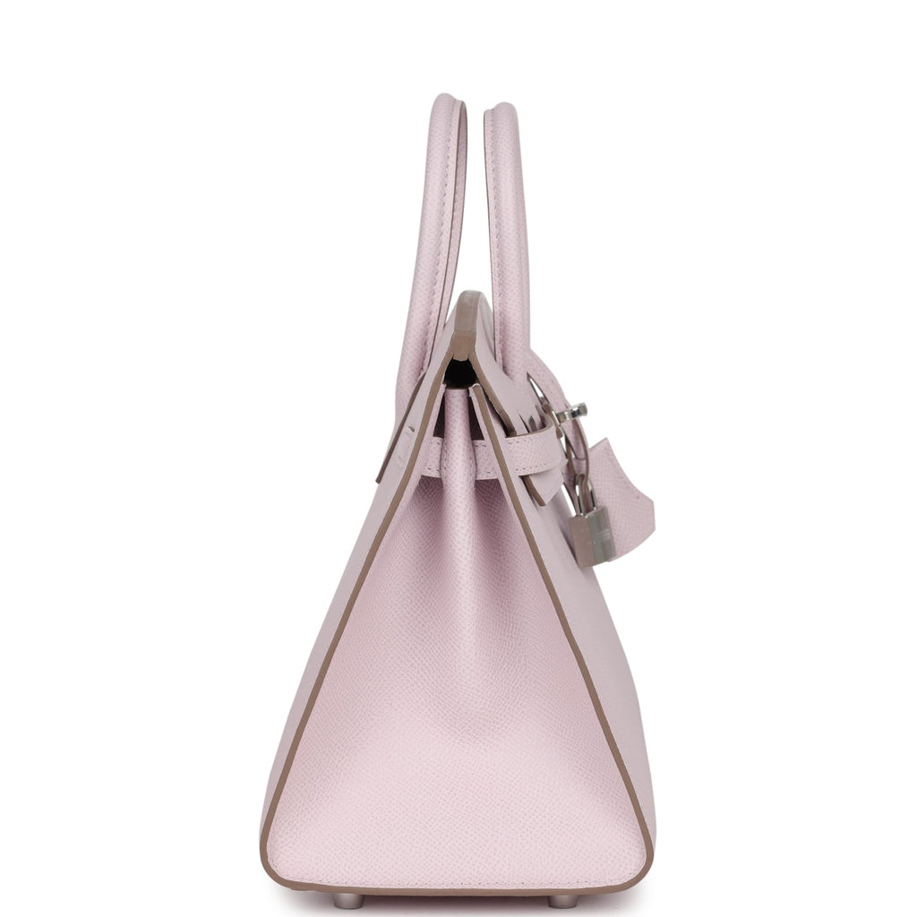 Hermès Birkin Sellier 25 Mauve Pale Epsom Palladium Hardware