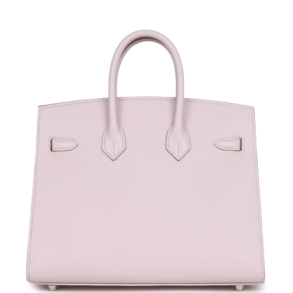 Hermès Birkin Sellier 25 Mauve Pale Epsom Palladium Hardware