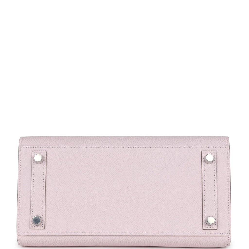 Hermès Birkin Sellier 25 Mauve Pale Epsom Palladium Hardware