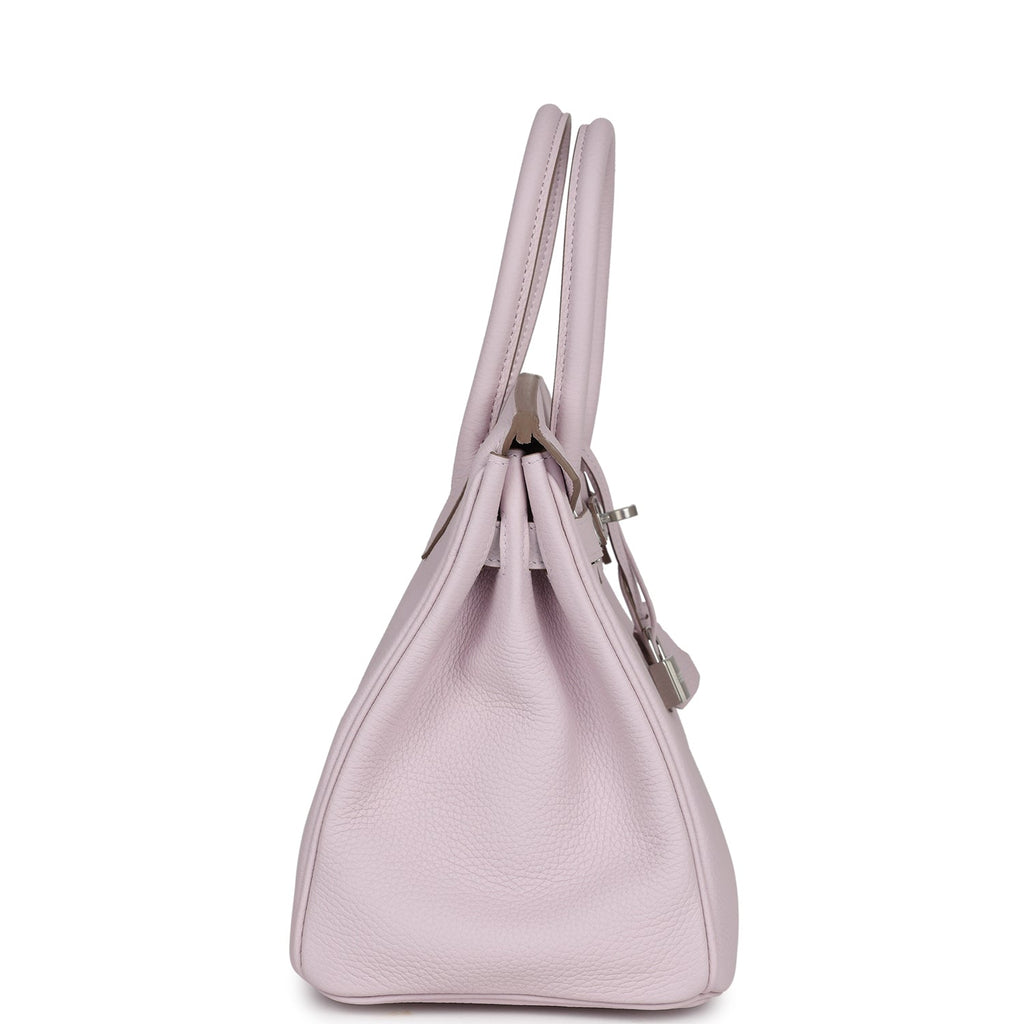 Hermès Birkin 30 Mauve Pale Clemence Palladium Hardware