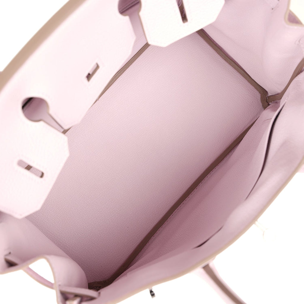 Hermès Birkin 30 Mauve Pale Clemence Palladium Hardware