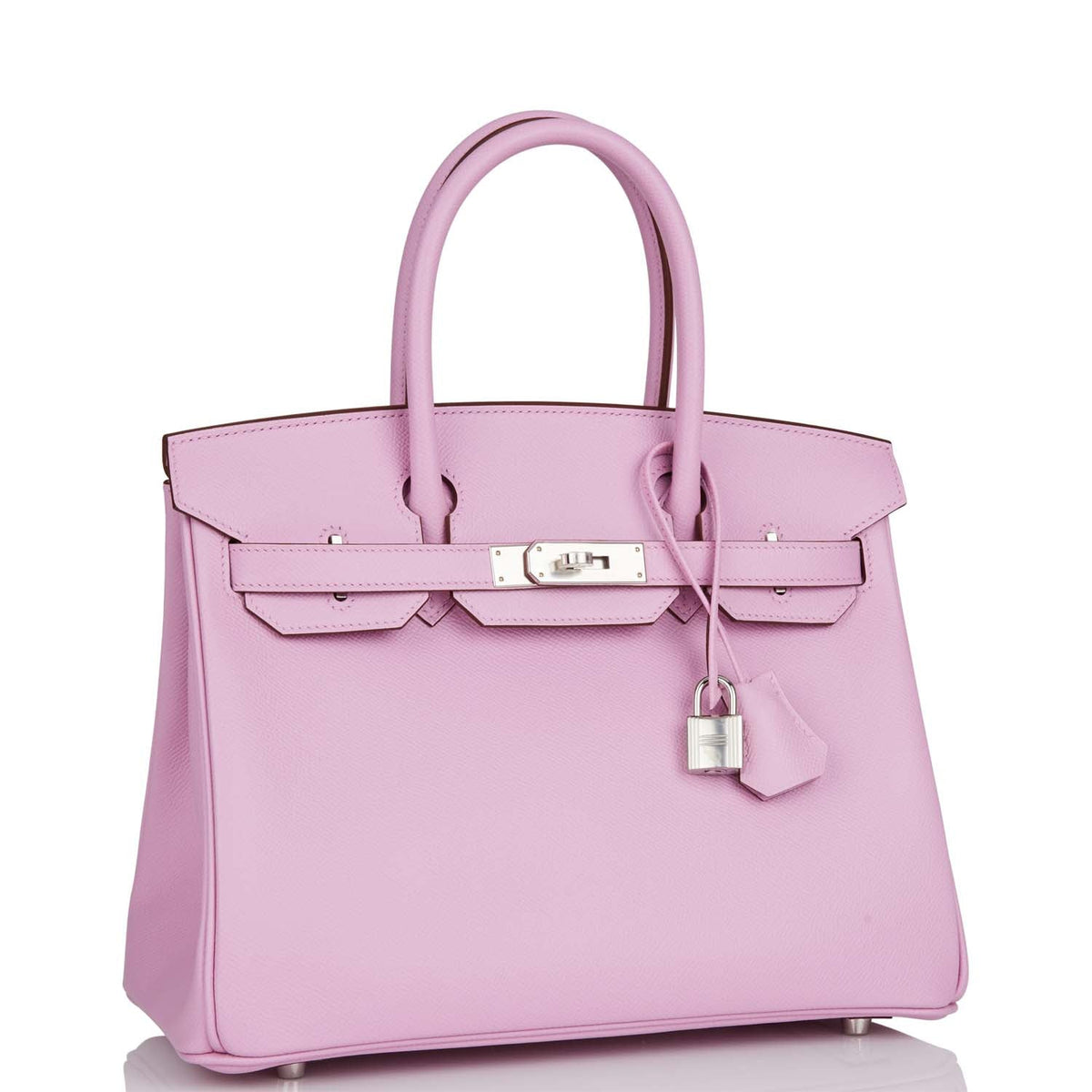 Hermès Birkin 30 Mauve Sylvestre Epsom Palladium Hardware