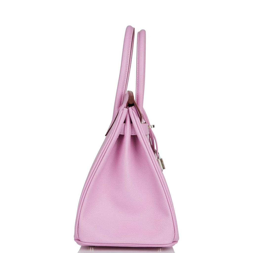 Hermès Birkin 30 Mauve Sylvestre Epsom Palladium Hardware