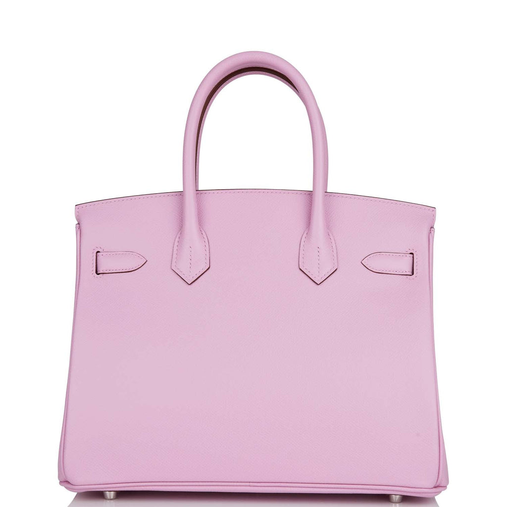 Hermès Birkin 30 Mauve Sylvestre Epsom Palladium Hardware