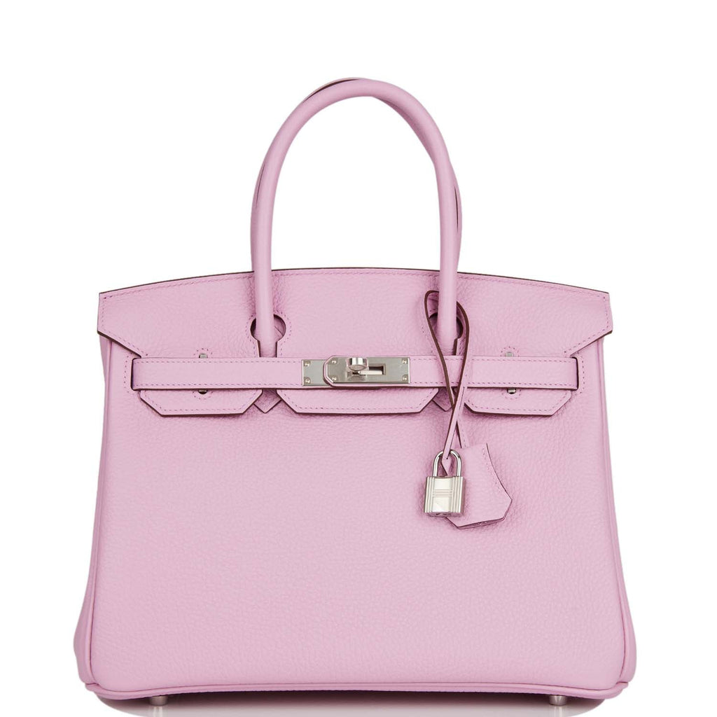 Hermès Birkin 30 Mauve Sylvestre Clemence Palladium Hardware