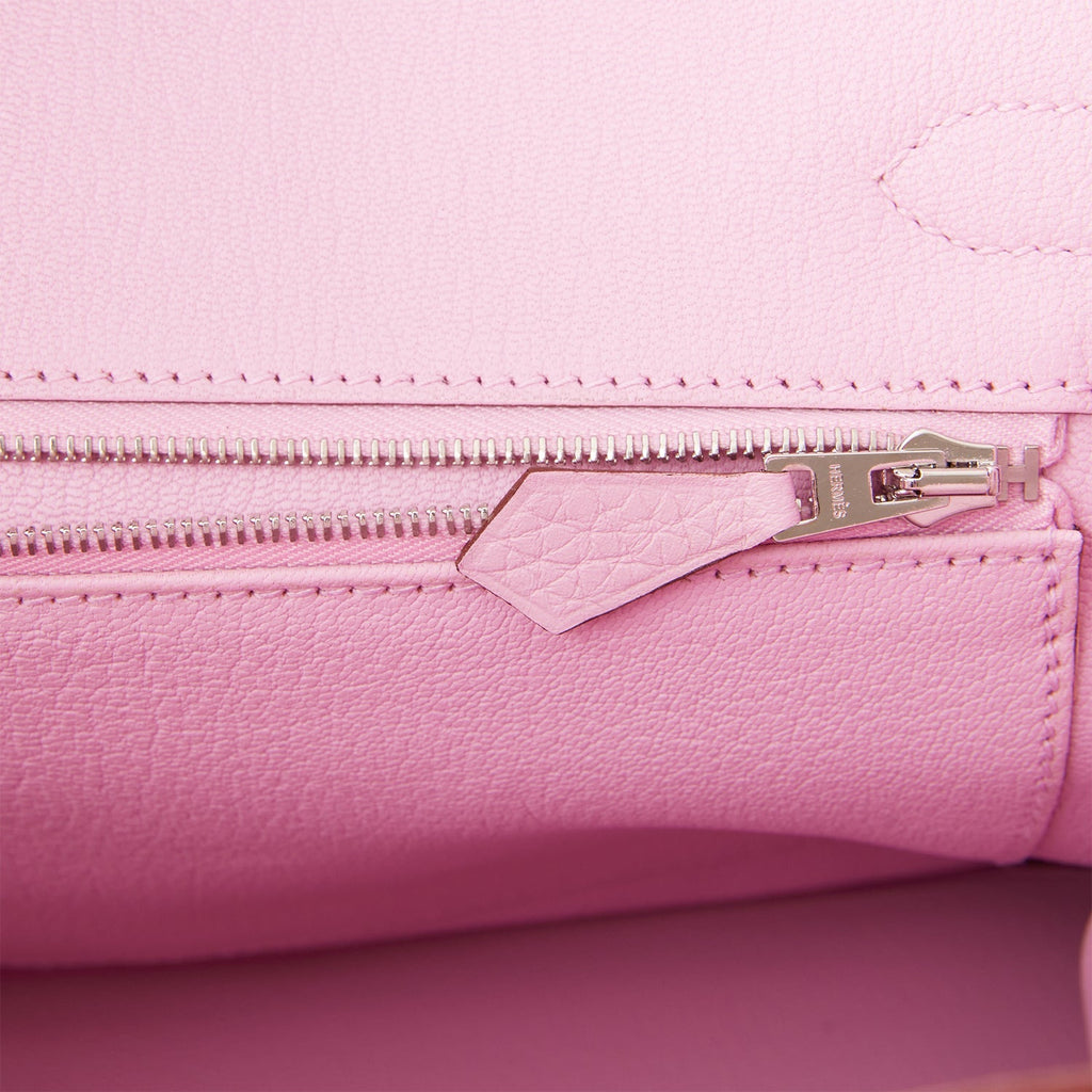 Hermès Birkin 30 Mauve Sylvestre Clemence Palladium Hardware