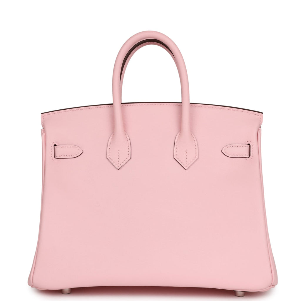 Hermès Birkin 25 Rose Sakura Swift Palladium Hardware