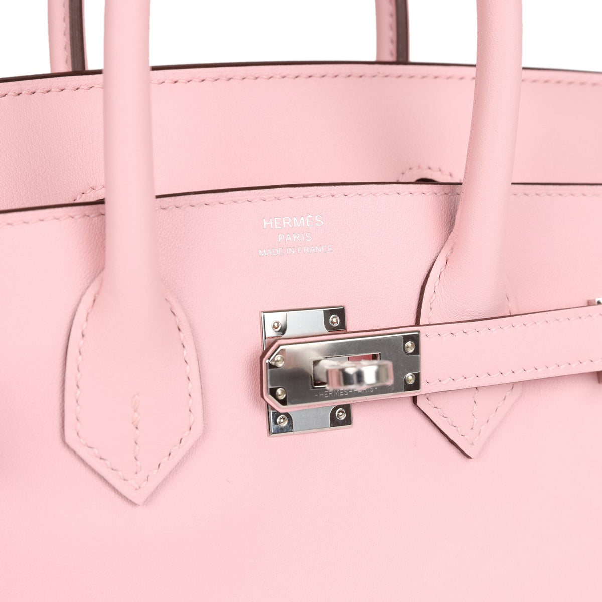 Hermès Birkin 25 Rose Sakura Swift Palladium Hardware