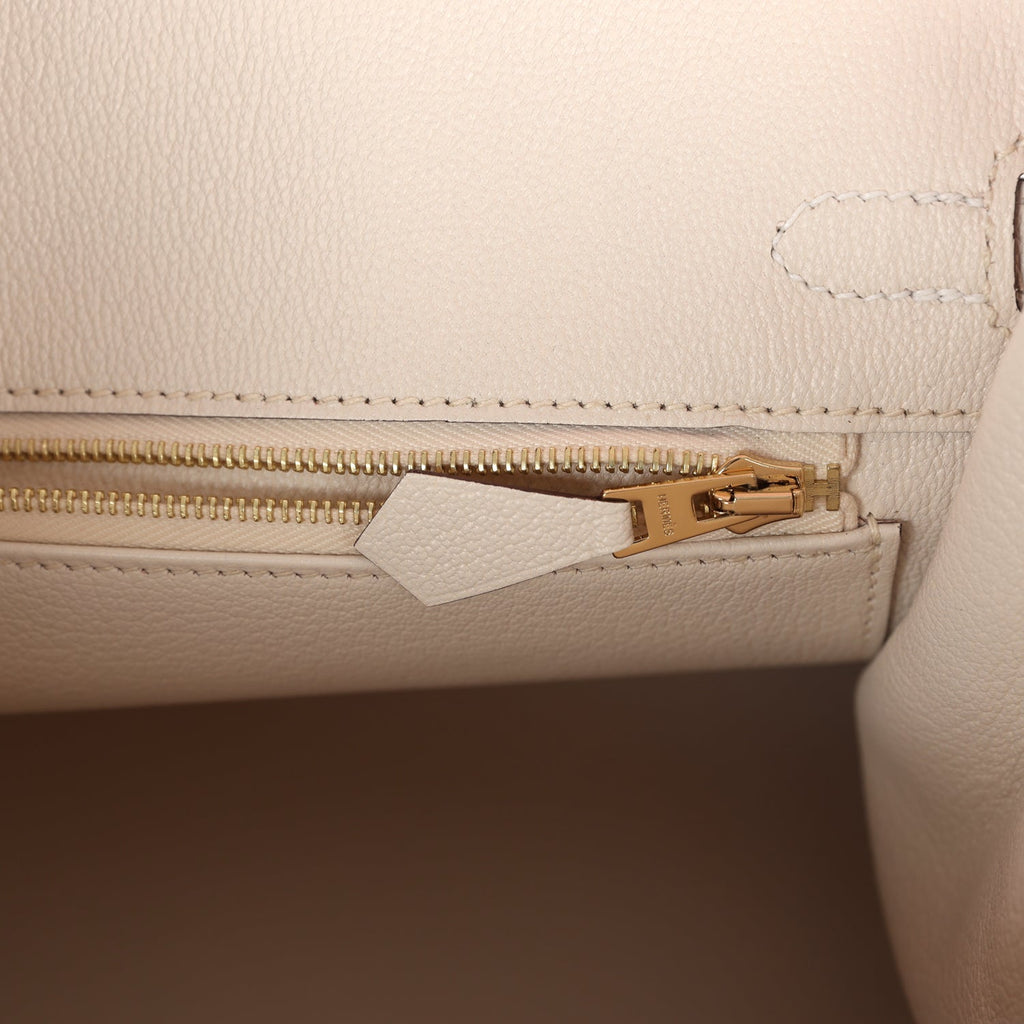 Hermès Special Order (HSS) Birkin 25 Rose Sakura and Nata Chevre Brushed Gold Hardware