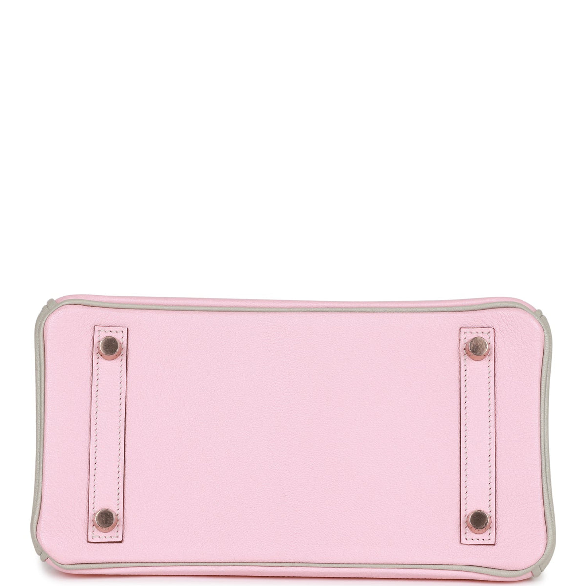 Hermès Special Order (HSS) Birkin 25 Rose Sakura and Gris Perle Chevre Mysore Rose Gold Hardware
