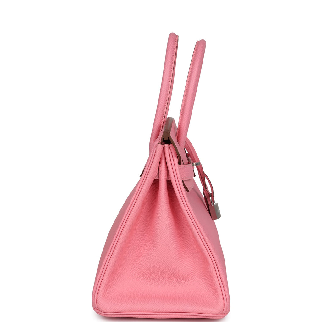 Hermès Birkin 30 Rose Confetti Epsom Palladium Hardware