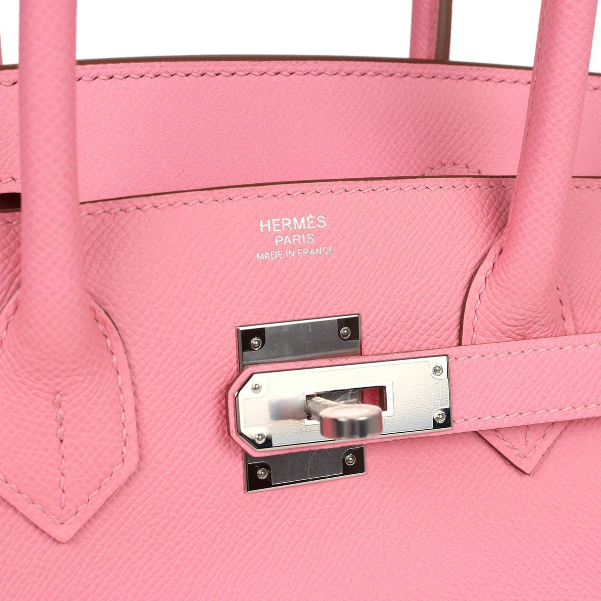Hermès Birkin 30 Rose Confetti Epsom Palladium Hardware