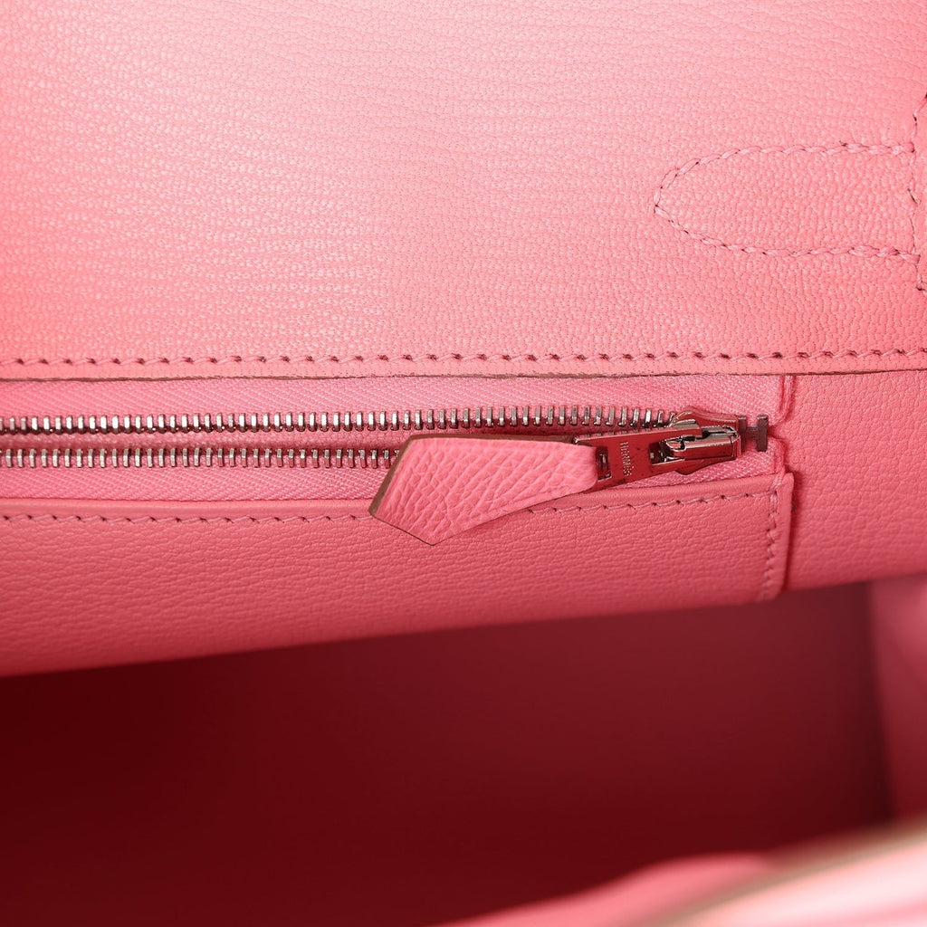 Hermès Birkin 30 Rose Confetti Epsom Palladium Hardware