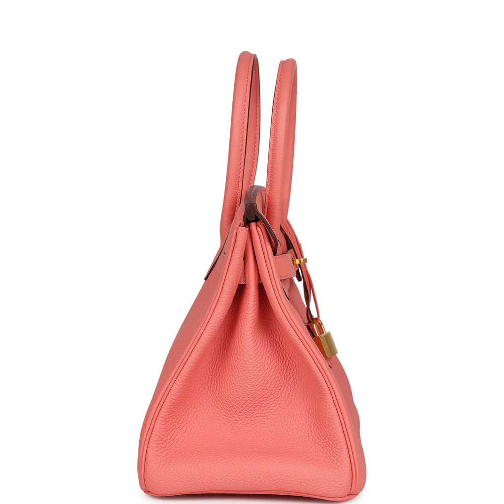Hermès Special Order (HSS) Birkin 30 Rose Candy Togo Gold Hardware