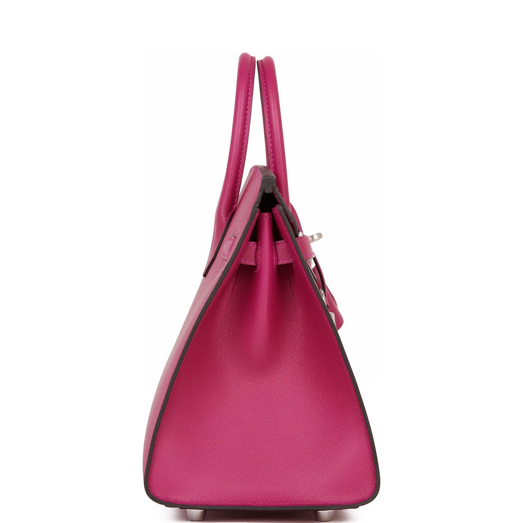 Hermès Birkin Sellier 25 Rose Pourpre Veau Madame Palladium Hardware