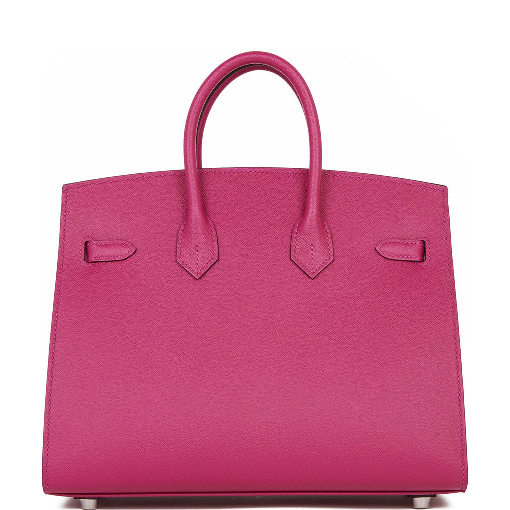 Hermès Birkin Sellier 25 Rose Pourpre Veau Madame Palladium Hardware
