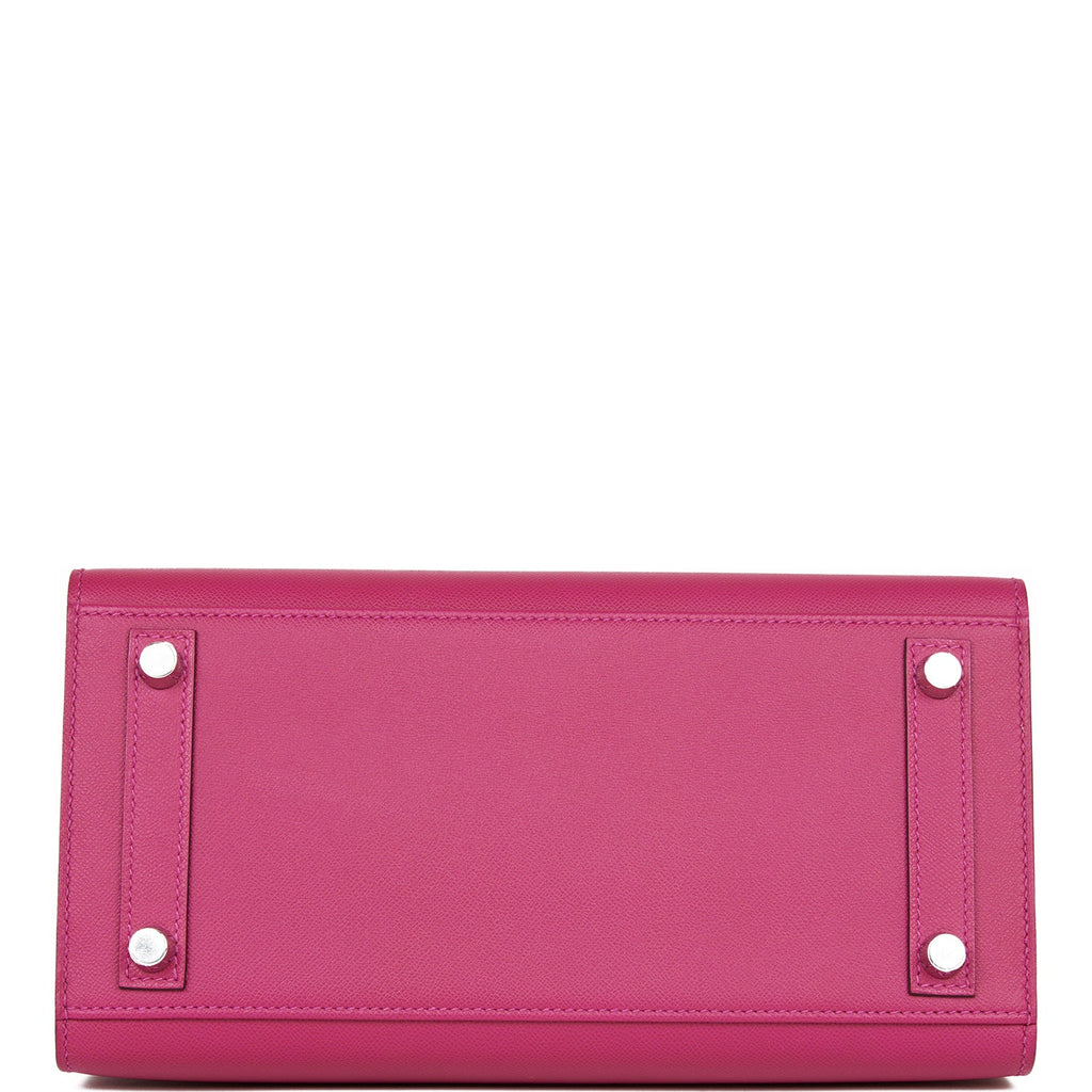 Hermès Birkin Sellier 25 Rose Pourpre Veau Madame Palladium Hardware