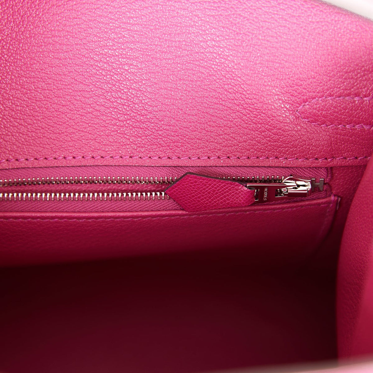 Hermès Birkin Sellier 25 Rose Pourpre Veau Madame Palladium Hardware