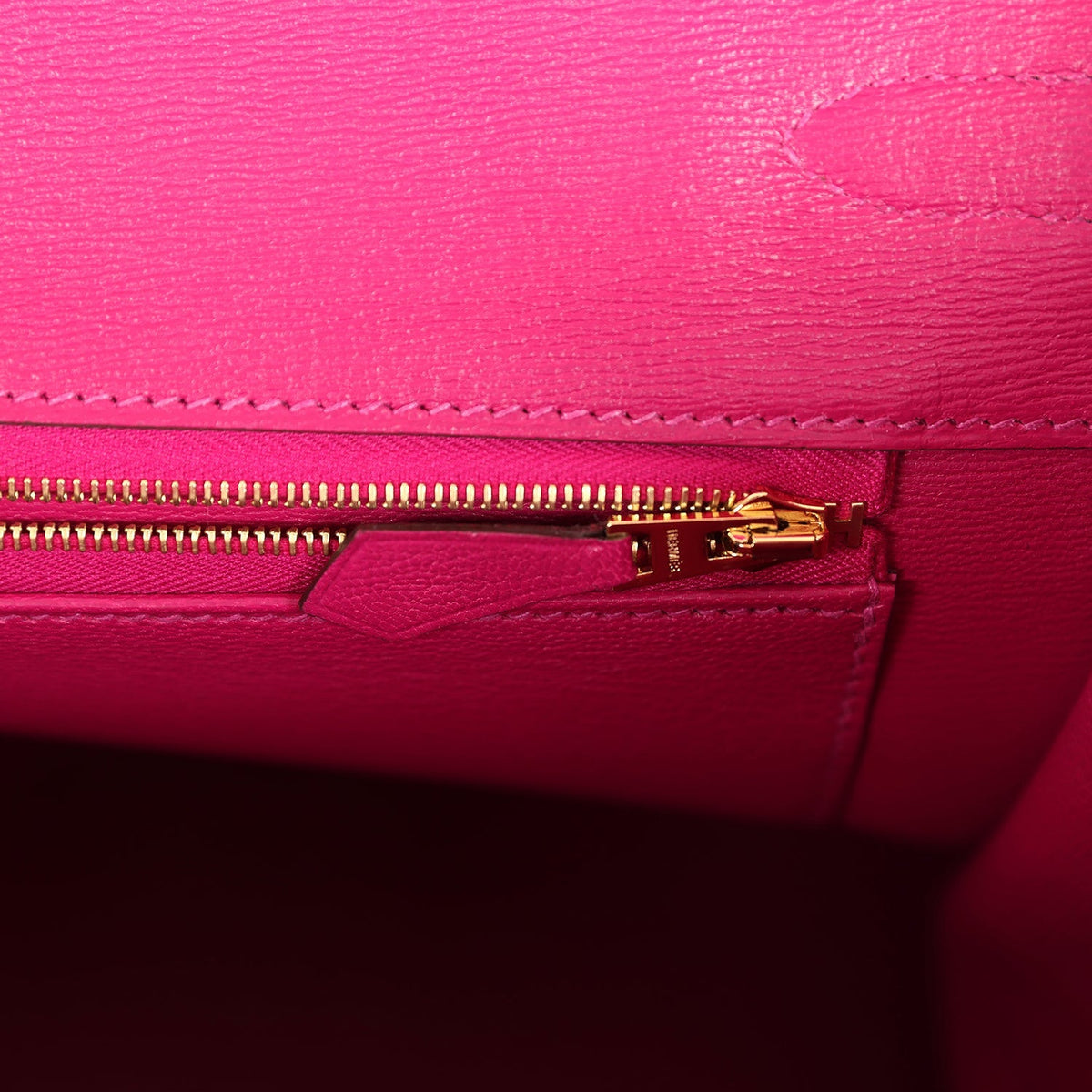 Hermès Birkin 35 Rose Scheherazade Shiny Faux Leather Gold Hardware