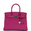 Hermès Birkin 30 Rose Pourpre Togo Palladium Hardware