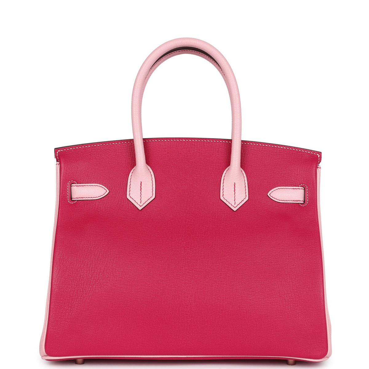 Hermès Special Order (HSS) Birkin 30 Rose Mexico and Rose Sakura Chevre Rose Gold Hardware