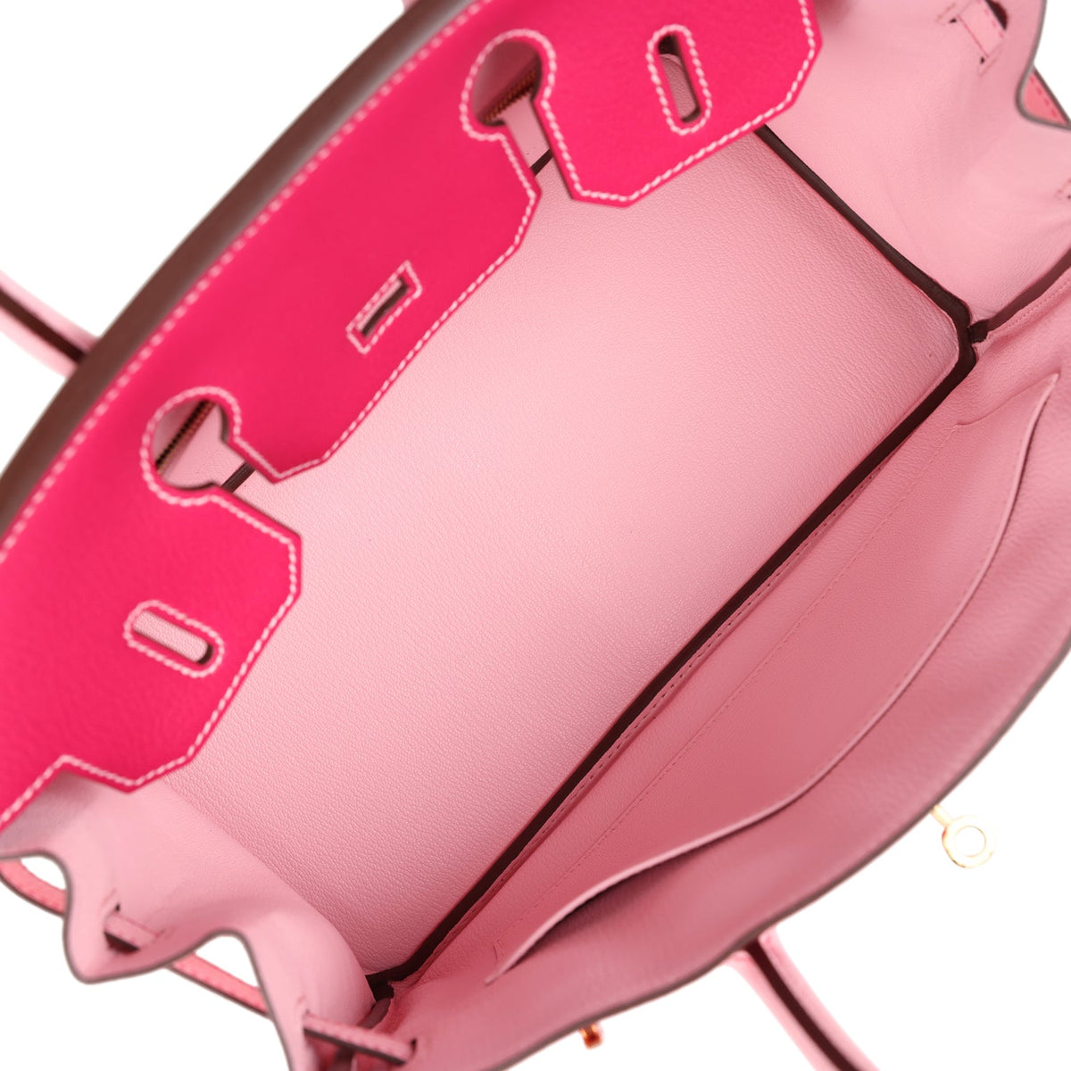 Hermès Special Order (HSS) Birkin 30 Rose Mexico and Rose Sakura Chevre Rose Gold Hardware