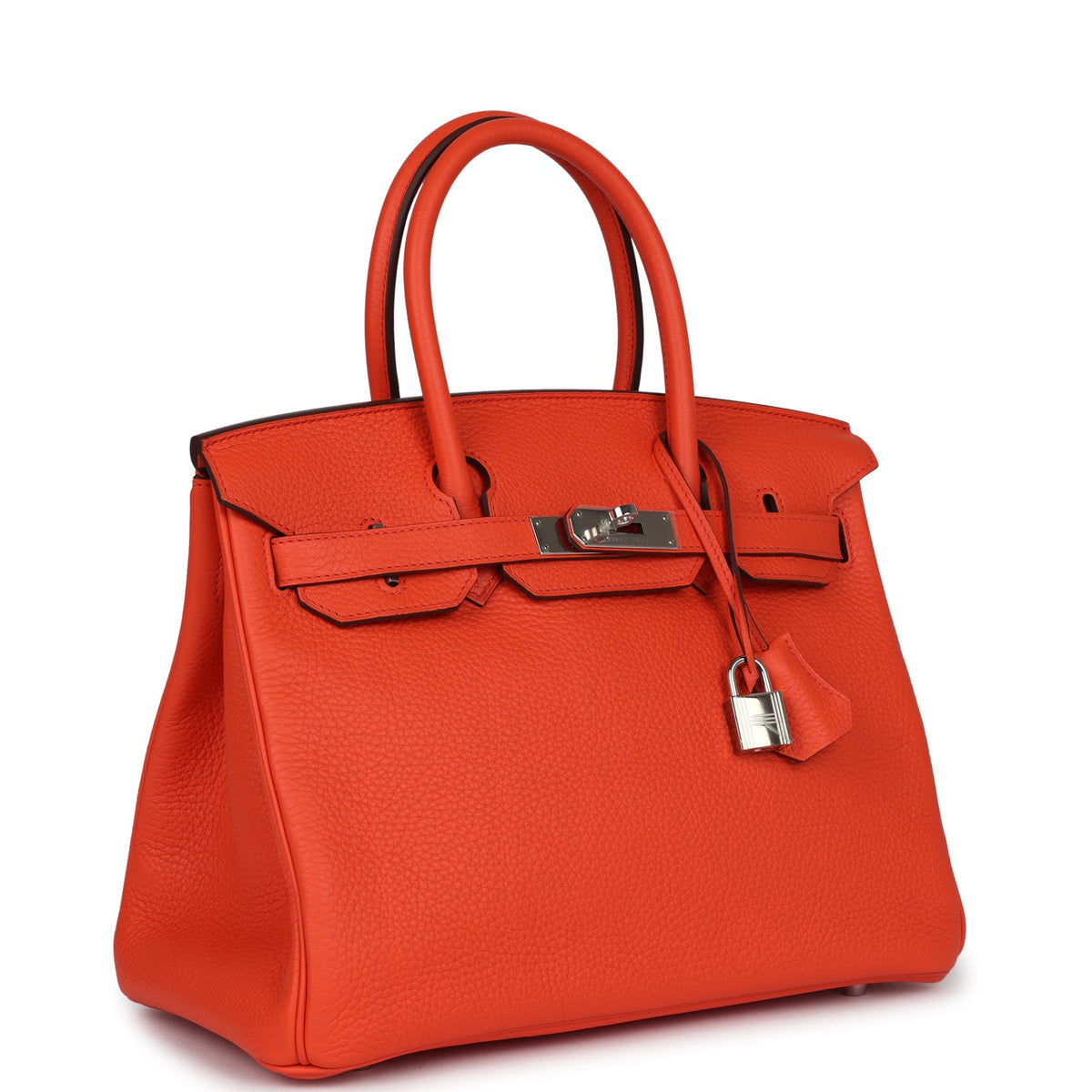 Hermès Birkin 30 Rouge Pivoine Clemence Palladium Hardware