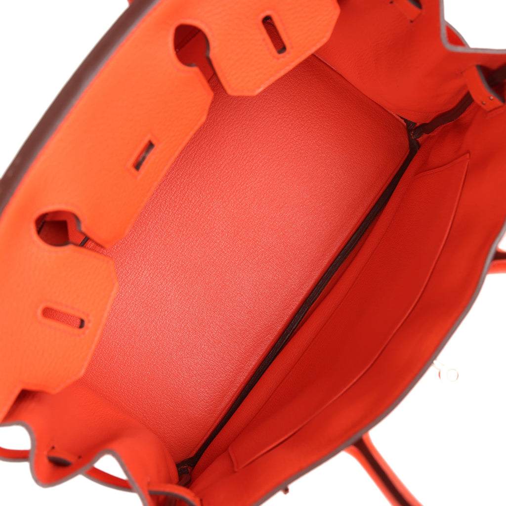 Hermès Birkin 30 Rouge Pivoine Clemence Palladium Hardware