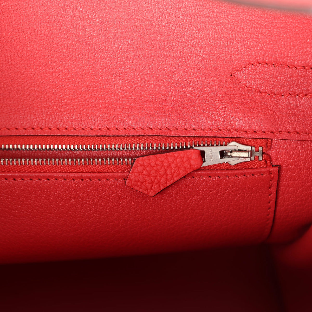 Hermès Birkin 30 Rouge Tomate Clemence Palladium Hardware