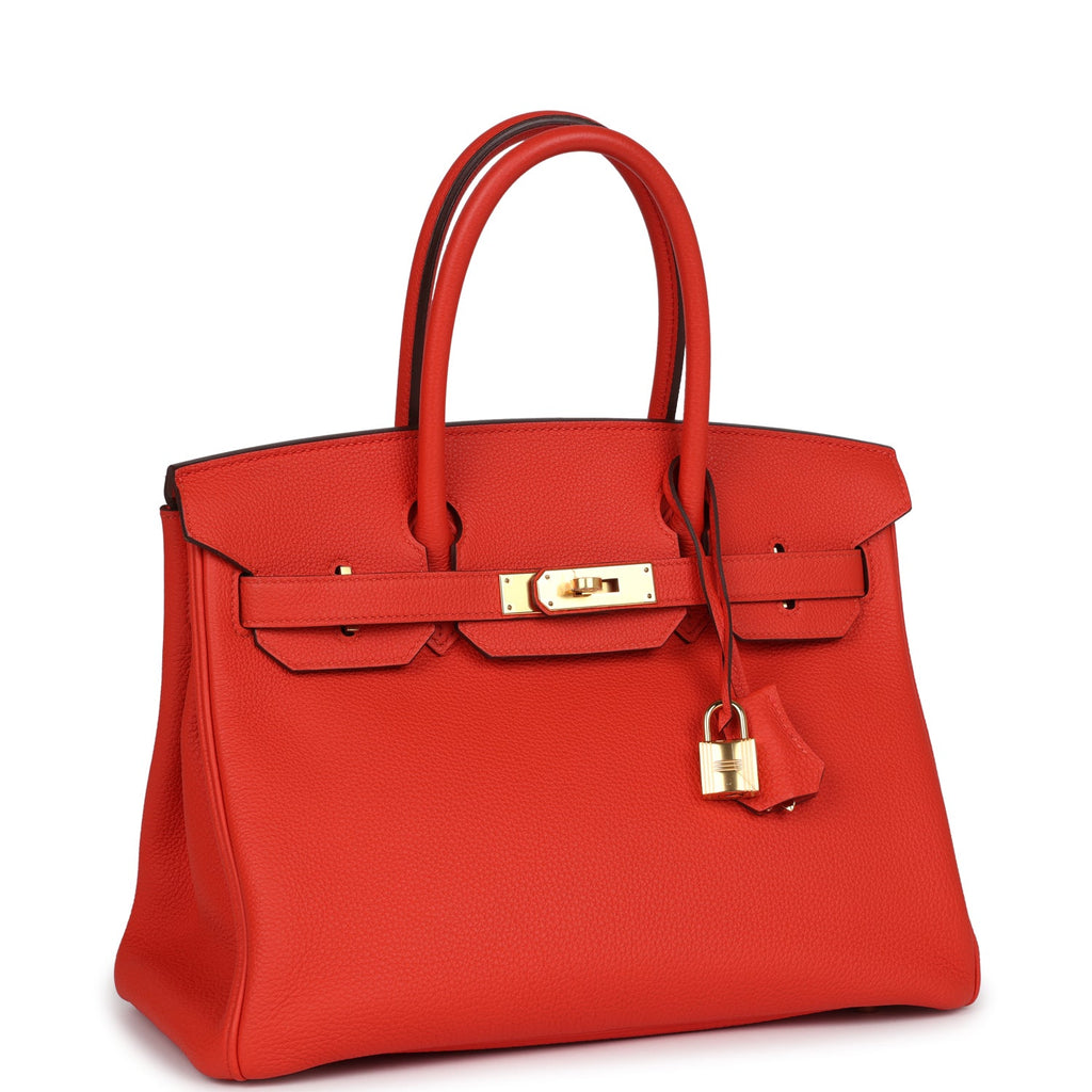 Hermès Birkin 30 Rouge Tomate Togo Gold Hardware