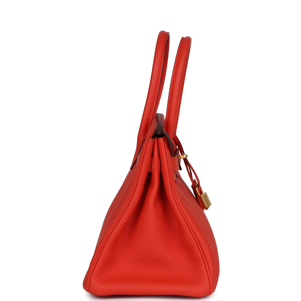 Hermès Birkin 30 Rouge Tomate Togo Gold Hardware