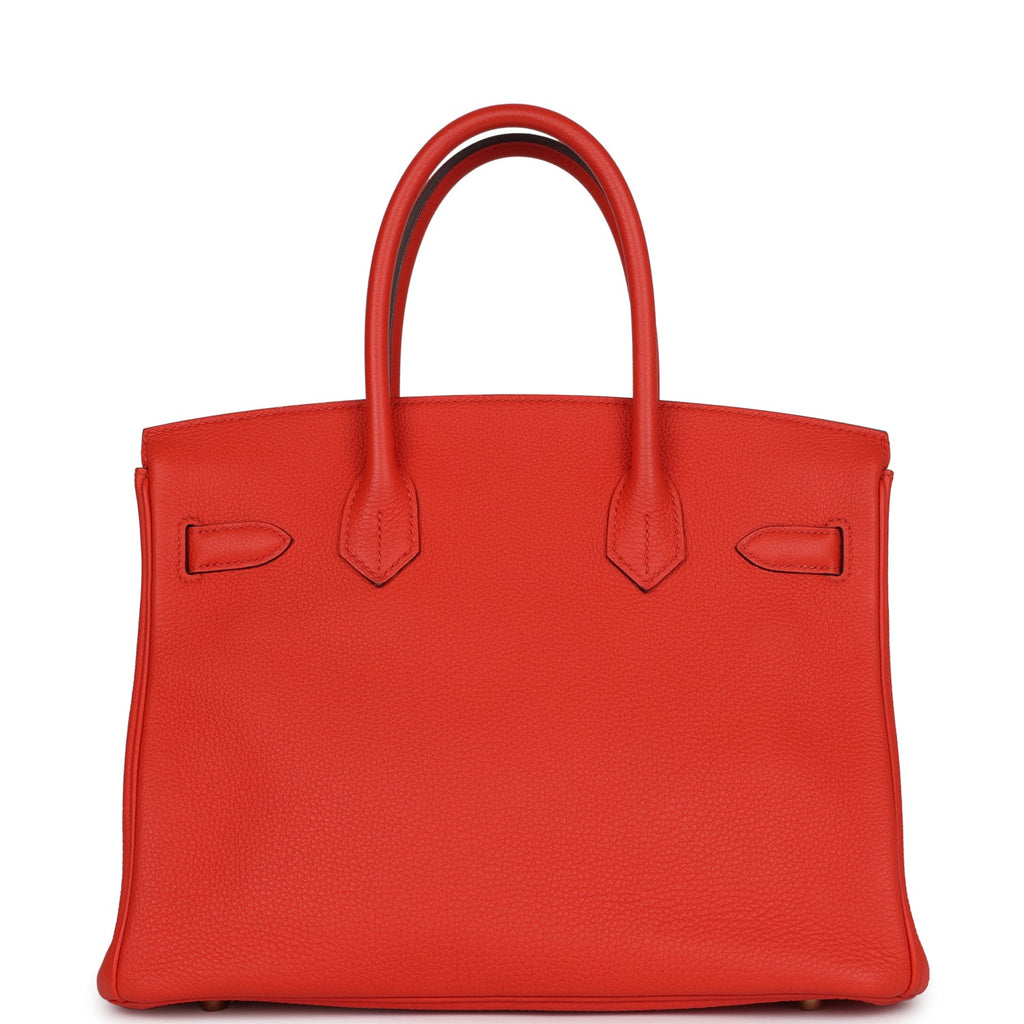 Hermès Birkin 30 Rouge Tomate Togo Gold Hardware
