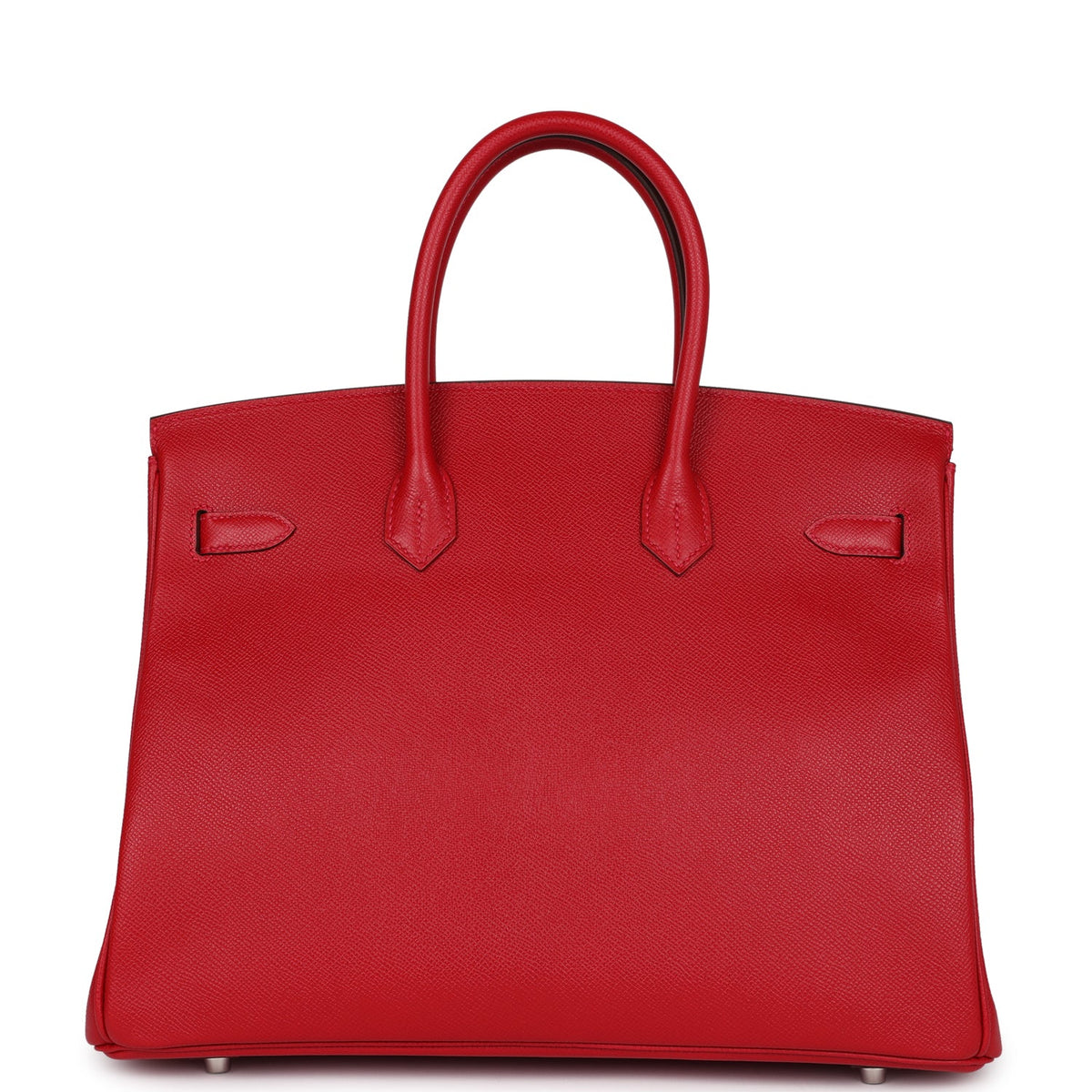Hermès Birkin 35 Rouge Casaque Epsom Palladium Hardware