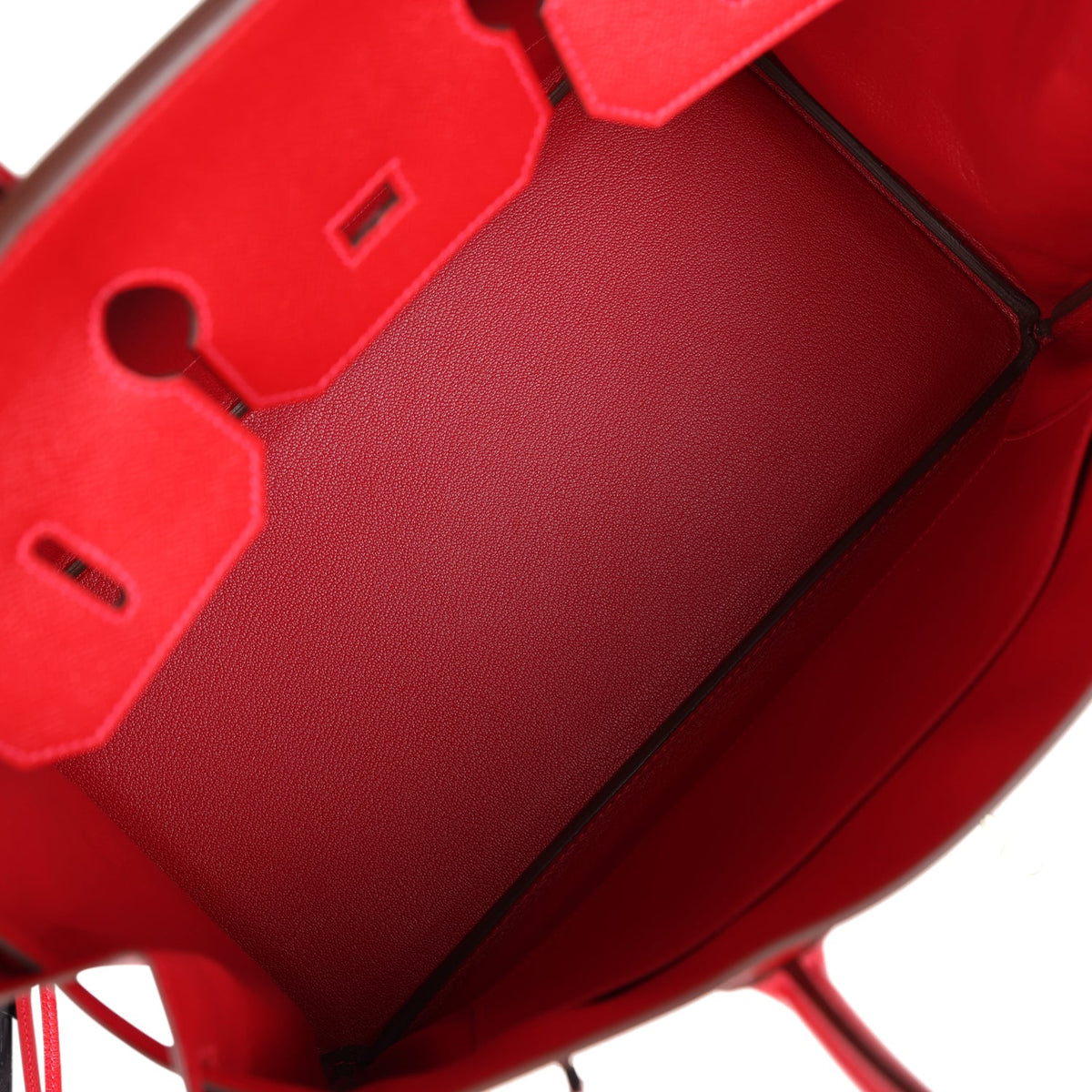 Hermès Birkin 35 Rouge Casaque Epsom Palladium Hardware