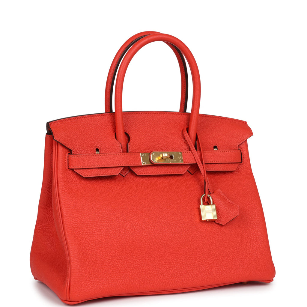 Hermès Birkin 30 Capucine Togo Gold Hardware