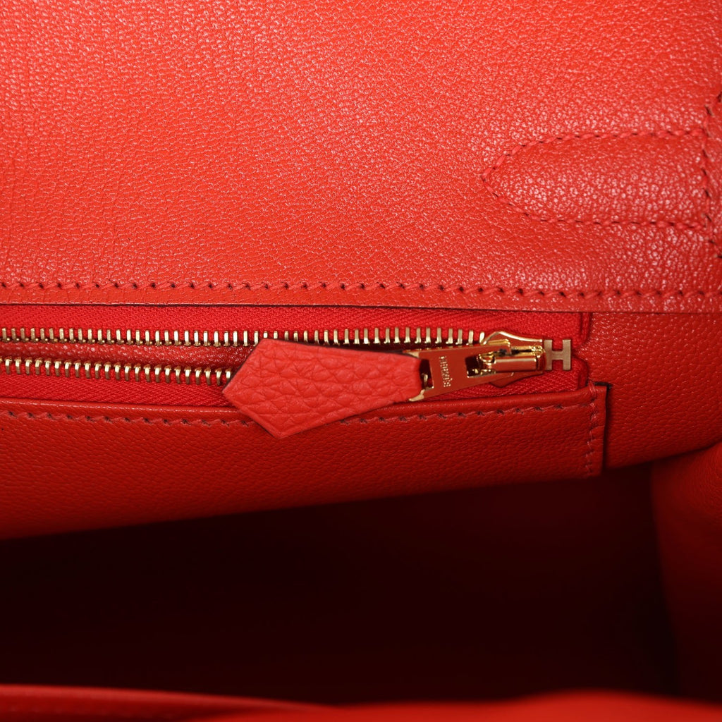 Hermès Birkin 30 Capucine Togo Gold Hardware