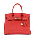 Hermès Birkin 30 Rose Jaipur Epsom Gold Hardware