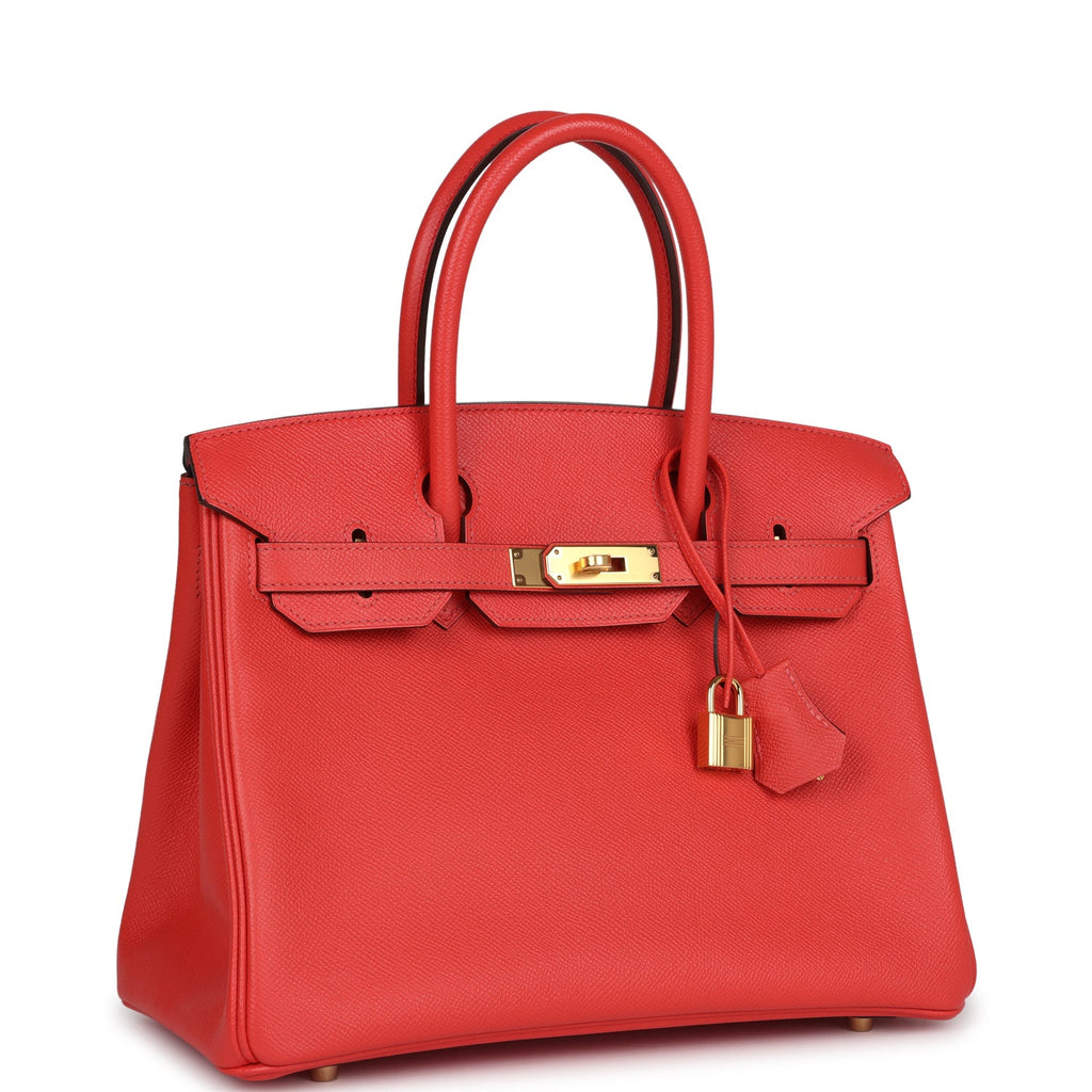 Hermès Birkin 30 Rose Jaipur Epsom Gold Hardware