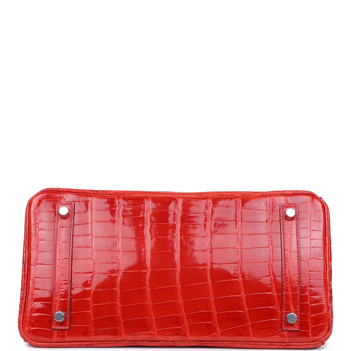Hermès Birkin 30 Geranium Shiny Faux Leather Palladium Hardware
